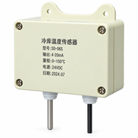 Kühlraum-Temperatursensor 4-20mA Transmitter SD CBS Edelstahl-Sonde 24VDC für Gefrierschrank Kühlung HVAC