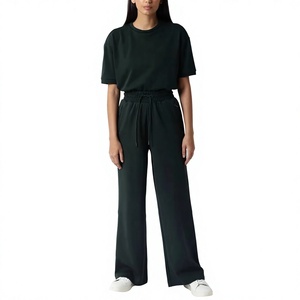 Customized <b>Men's</b> Mid Waist Canvas Joggers <b>Flare</b> Baggy <b>Trousers</b> Sweatpants Casual Breathable Eco-Friendly Cotton Spandex Fleece - Product Image 1