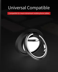 Soporte Giratorio 360° para Teléfono <span class=keywords><strong>Celular</strong></span>, Anillo de Metal y Plástico, Accesorio para Teléfono Móvil, Producto Creativo 2023 - Product Image 6