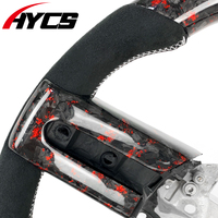Accessoires intérieurs de voiture, volant sport en fibre de carbone forgée pour Ford Mustang GT500 Shelby 2004-2008