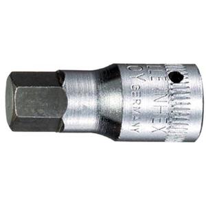 STAHLWILLE - 01120004 Clé à douille métrique INHEX 1/4 ''pour vis à six pans creux-EAN 4018754000630 HAND SOCKETS 1/4". - Product Image 1