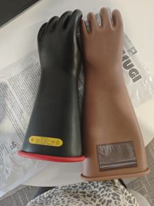 Toptan sınıf 2 elektrik yalıtım eldiven 17kV güvenlik PPE - Product Image 6