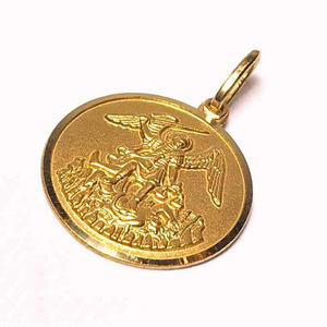 Medalla de San Miguel Arcángel de Metal Hecha a Medida - Product Image 2