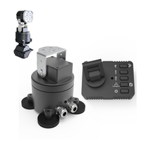 Support de fixation magnétique flexible pour barre lumineuse LED ronde, étanche, pour éclairage de travail LED de voiture, camion, tracteur 12V