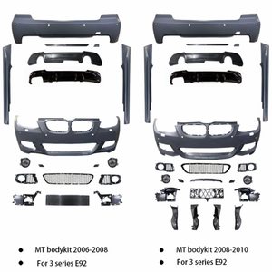 Pour BMW Série 3 E92 E93 <span class=keywords><strong>LCI</strong></span> M Pack Bodykit E93 E92 <span class=keywords><strong>LCI</strong></span> au style M Sport Pare-chocs avant Jupes latérales Pare-chocs arrière 328i 330 Pièces automobiles - Product Image 2