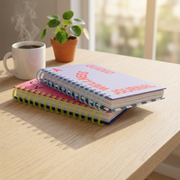 Carnet de notes personnalisé avec reliure spirale A4 A5, impression sur mesure