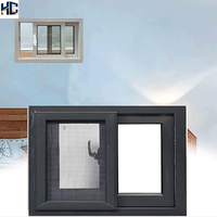Fenêtres et portes coulissantes horizontales en PVC Fenêtre en PVC avec verre trempé Isolation phonique Coupe-vent pour appartement et villa Extérieur