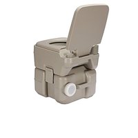 RV Portable Toilet Flushing Splash-Free Dumping Camping Toilet Anti-Leak Water Pump Large Capacity Waste Tank Travel Toilet