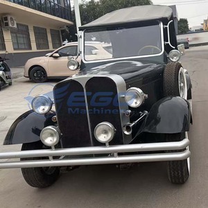 Voiture électrique noire à quatre roues, personnalisée, de style classique, pour le tourisme, voiture électrique rétro classique, sortie d'usine - Product Image 5