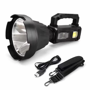 Lampe torche LED rechargeable avec indice de protection IP54, lumière de plongée à intensité variable, batterie 3x18650 4500mAh, autonomie de 3 à 5 heures - Product Image 1