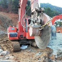 YS-15SS économie peu coûteuse petit investissement haute puissance travaux routiers scie à roche machine de découpe de béton pour accessoires Digger