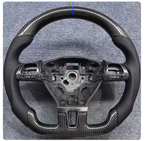Volant en cuir perforé YLD adapté à Volkswagen MK7 <span class=keywords><strong>Golf</strong></span> <span class=keywords><strong>7</strong></span> GTI, Passat, Scirocco 2014-2018, <span class=keywords><strong>GTD</strong></span>, R-Line, R, CC MK6 - Product Image 6
