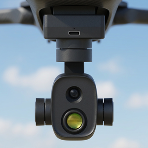 3 Axis ZT6 Mini Dual Sensor Optical Pod 640*512 Thermal Imaging <b>4K</b> AI Tracking Gimbal <b>Camera</b> For Security Search <b>Drone</b> - Product Image 3