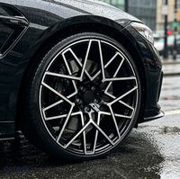 Jantes forgées sur mesure, finition usinée, 18, 19, 20, 21, 22, 23 pouces, 5x120, 5x114.3, 5x130, 5x112 pour Tesla Model Y/S/X, Lucid, Lotus, Fisker