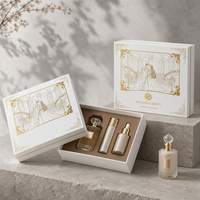 Boîte rigide personnalisée avec couvercle et base, pour coffret cadeau de parfum de mariage, avec insert en mousse personnalisé