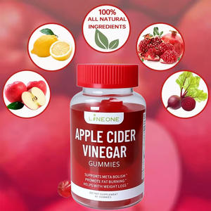 Elma Sirkesi ACV Jelibonları İnce Düz Göbek Vegan Sindirim Diyeti Minceru Kilo Yönetimi Kontrolü Vitamin B12 ile - Product Image 3