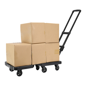 Chariots pliants Baoyu Chariot <span class=keywords><strong>à</strong></span> bagages pliable Chariots mobiles chariots robustes - Product Image 3