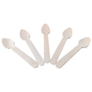 Atacado descartável Eco-Friendly mel colher conjunto utensílios incluindo garfo e colher para restaurantes - Product Image 4