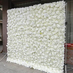 Wholesale <b>Artificial</b> <b>Flower</b> <b>Wall</b> Fake <b>Flower</b> Backdrop Wedding <b>Wall</b> Background for Baby Shower Birthday Bridal Decoration - Product Image 4