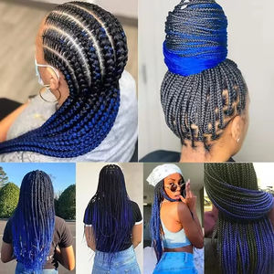 6X Cheveux à Tresser Synthétiques Yaki Ombré Pré-Étirés, Trame Simple, pour la Vente en Gros, 52 Pouces, Cheveux EZ Pré-Étirés - Product Image 5