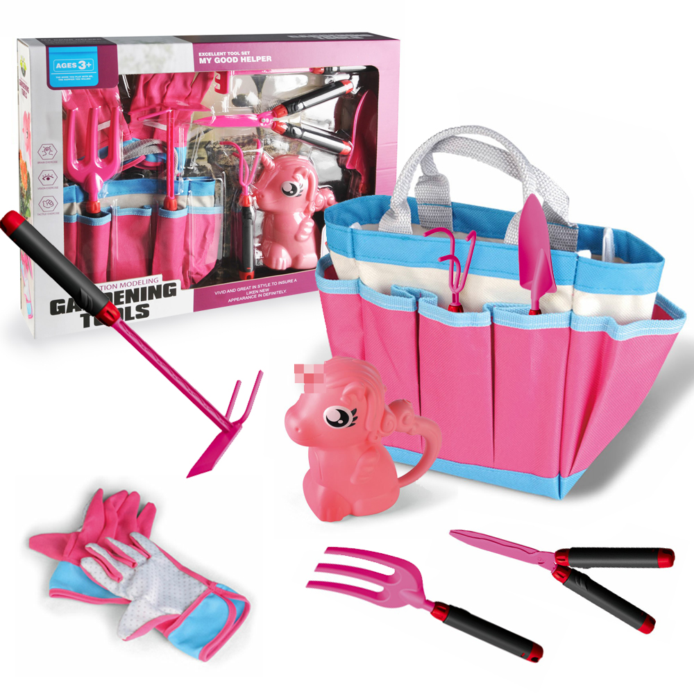 Пластиковый переносной мешок для инструментов KUNYANG TOYS, игрушки для ролевых игр, садоводства, растений, садоводства