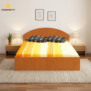 <span class=keywords><strong>Letto</strong></span> matrimoniale in legno per camera d'albergo, moderno e semplice, con testiera, per adulti, ideale per ostelli e piccoli appartamenti - Product Image 2