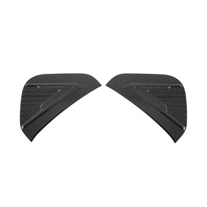 WZXD Car Accessories ABS Carbon Fiber Exterior Kit Cover Trims Mirror Handle Fog <b>Lamp</b> Covers for BZ4X 2023 - Product Image 5