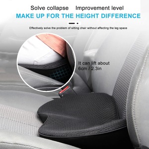 Coussin de siège de voiture multifonctionnel universel avec soutien lombaire en mousse à mémoire de forme, respirant et confortable pour le conducteur - Product Image 2