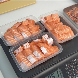 Tùy Chỉnh Kích Thước Nhiệt Sealable Phục Vụ Dùng Một Lần 1000Ml <span class=keywords><strong>PP</strong></span> Chất Liệu Cấp Thực Phẩm Khay Với Nắp Hộp Nhựa Cho Thực Phẩm Phục Vụ - Product Image 2