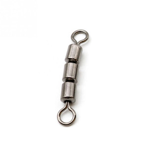 Pesca girevole nizza accessori a scatto connettore di linea girevoli da pesca in acciaio inossidabile con moschettone duo <span class=keywords><strong>lock</strong></span> - Product Image 4