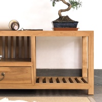 Meuble de salon de style chinois en bois d'orme massif, meuble TV avec tiroirs pour chambre à coucher et salle à manger