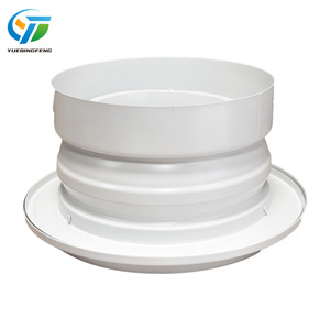 Hiện đại vòng hợp kim nhôm điều hòa không khí Trần máy bay phản lực khuếch tán hướng bóng vòi với van điều tiết - Product Image 2