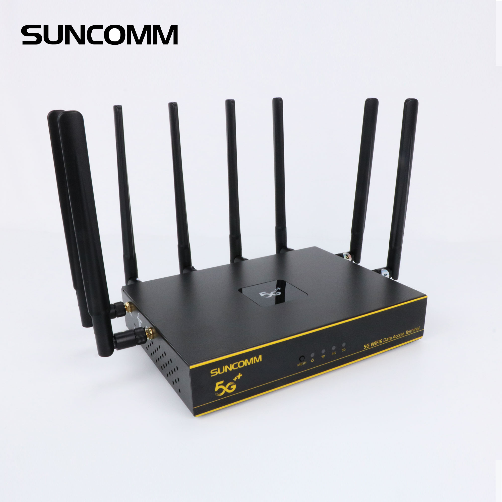 الولايات المتحدة الأمريكية الأكثر مبيعًا مودم 5G WIFI 6 جهاز توجيه مع SIM هوائي خارجي SUNCOMM O2 Mesh جهاز توجيه المؤسسة المنزلية 5g