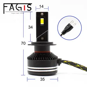 Car Headlight Lamp LED Bulb P11 H1 H3 H4 H7 9004 9005 9006 Auto Lamp