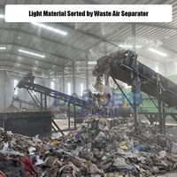 Ligne de tri des déchets DANUBE, usine d'énergie électrique pour déchets, machine de tri haute efficacité 90KW, capacité 50-1000T/jour, CE ISO9001