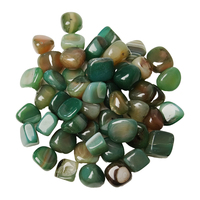 Perles d'agate colorées pour la fabrication de bijoux à bricoler soi-même et la décoration de jardin Pierre d'agent colorée unique vente en gros