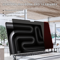 Weview – Protection d'écran magnétique anti-espion 3H pour MacBook Pro 14 pouces (2021-2024 M1/M2/M3/M4 Pro Max) – Confidentialité amovible pour ordinateur portable