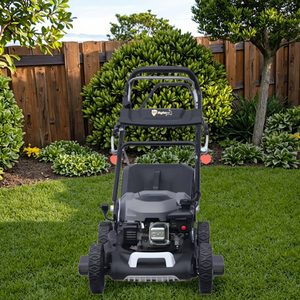 Tondeuse à gazon à essence à faible bruit, <span class=keywords><strong>31</strong></span> kg, 180 cc, moteur 3,6 kW, poussée manuelle, longue durée <span class=keywords><strong>de</strong></span> <span class=keywords><strong>vie</strong></span>, sac à herbe <span class=keywords><strong>de</strong></span> 65 L, certifiée CE - Product Image 2