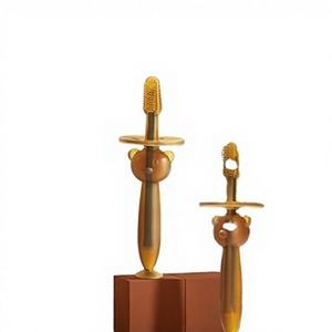 Cepillo de Dientes de Silicona con Cerdas Suaves al por Mayor, Cepillo de Entrenamiento para Niños, Mordedor para Bebés, Hecho en China, Modelo AL1676 - Product Image 1