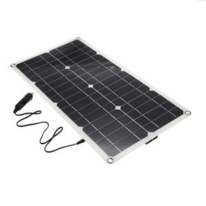 Tragbares mono kristallines 30-W-Halbzellen-Solarpanel 21% Wirkungsgrad Kleines Bedienfeld Auto montage Ladestrom speicher - Product Image 6