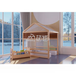 Moetry Australia, <span class=keywords><strong>Cabaña</strong></span> de Lectura Infantil, Muebles de Madera para Área de Lectura en Guarderías - Product Image 2