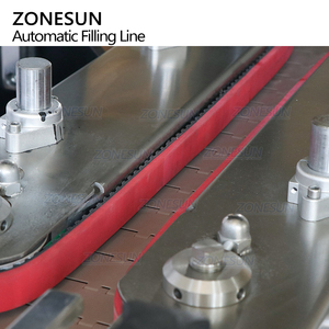 ZONESUN ZS-FAL180G1 automatique 4 têtes Servo vaporisateur bouteille savon shampooing liquide pâte suivi remplissage bouchage ligne de Production - Product Image 5