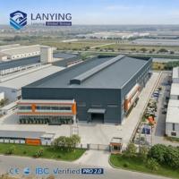 Nave Industrial Prefabricada de Acero de Gran Envergadura, Ahorradora de Energía, con Aislamiento Térmico, para Producción
