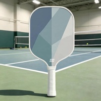 Raquette de pickleball allongée en fibre de carbone 24K, cœur en nid d'abeille 16 mm, 230g, faible MOQ, directement de l'usine OEM