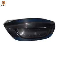 Couvercle de coffre en fibre de carbone de style CSL de haute qualité pour Mercedes Benz Classe C W205 C43 C63 AMG 4 portes, couvercle de coffre arrière, kit carrosserie