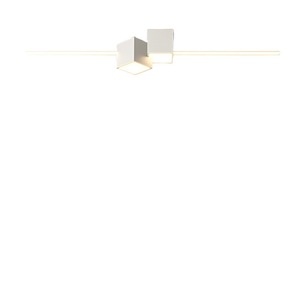 Lustre suspendu en métal blanc froid LED au design minimaliste asiatique, en forme de cube de papier, pour salle à manger, grande taille, garantie 3 ans - Product Image 2