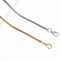Chaîne de téléphone en acier inoxydable de 120 cm et 4,2 mm de largeur avec fermoir mousqueton – Lanière durable et tendance facile à installer pour coque de téléphone portable