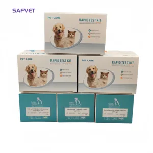 Kit de prueba rápida para perros, instrumento veterinario Quick Canine Parvovirus CPV AG