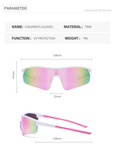 1007 Aoron Factory, venta al por mayor, marco pequeño, protección UV TR90, <span class=keywords><strong>gafas</strong></span> para correr para niños, <span class=keywords><strong>gafas</strong></span> de sol deportivas polarizadas para niños - Product Image 5