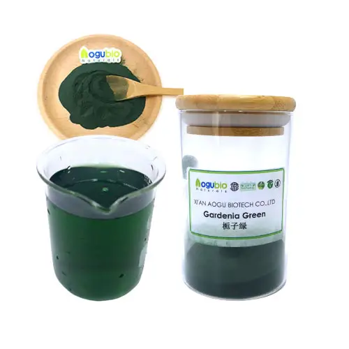 Alta qualità miglior prezzo composto colorante Gardenia pigmento verde/blu